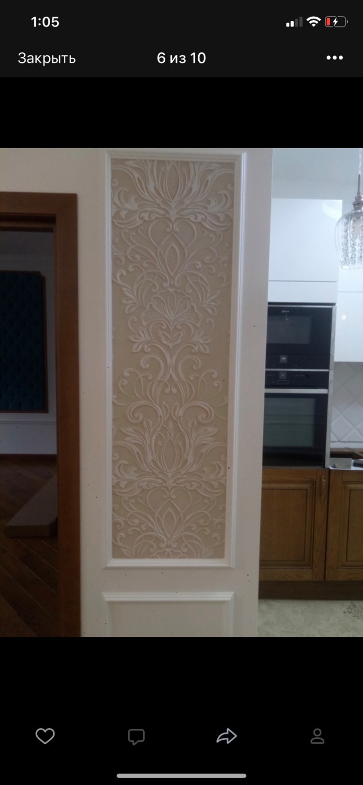 Линкруста в интерьере