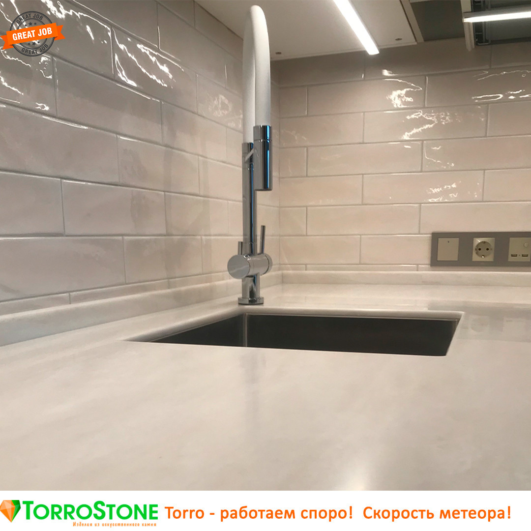 Обложка проекта: Кухня #ikea – столешница #torrostone