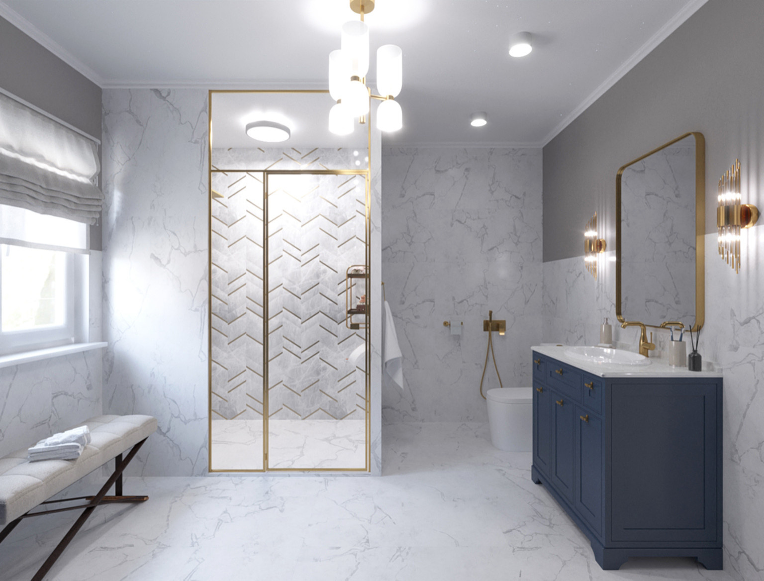 Санузел с постирочной