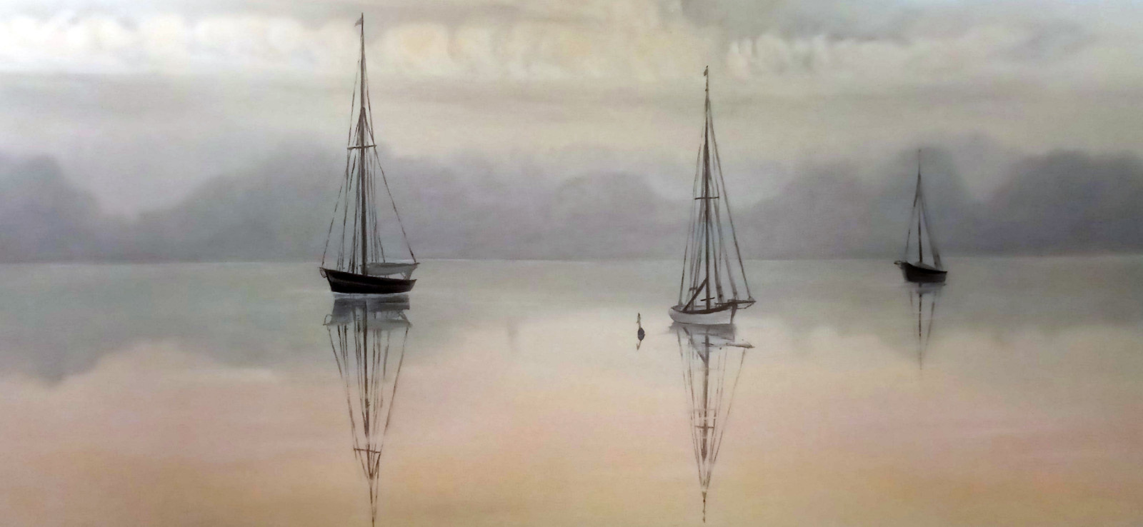 Роспись в интерьере "Тихая гавань"