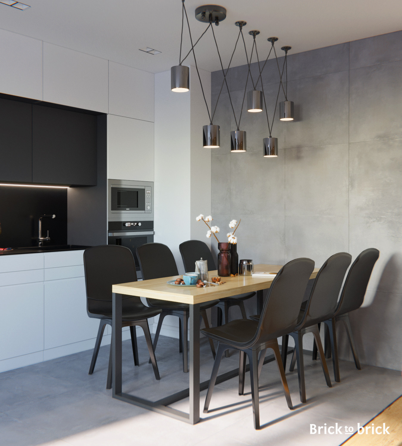 Квартира в современном стиле (70 м2)