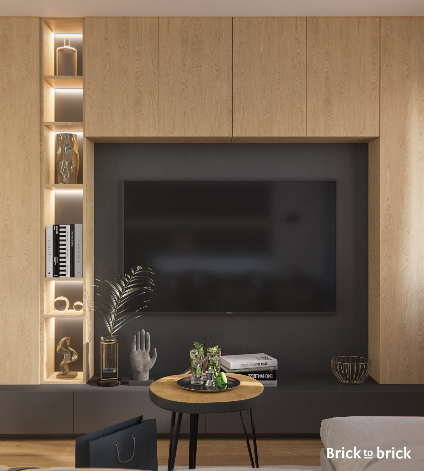 Квартира в современном стиле (70 м2)