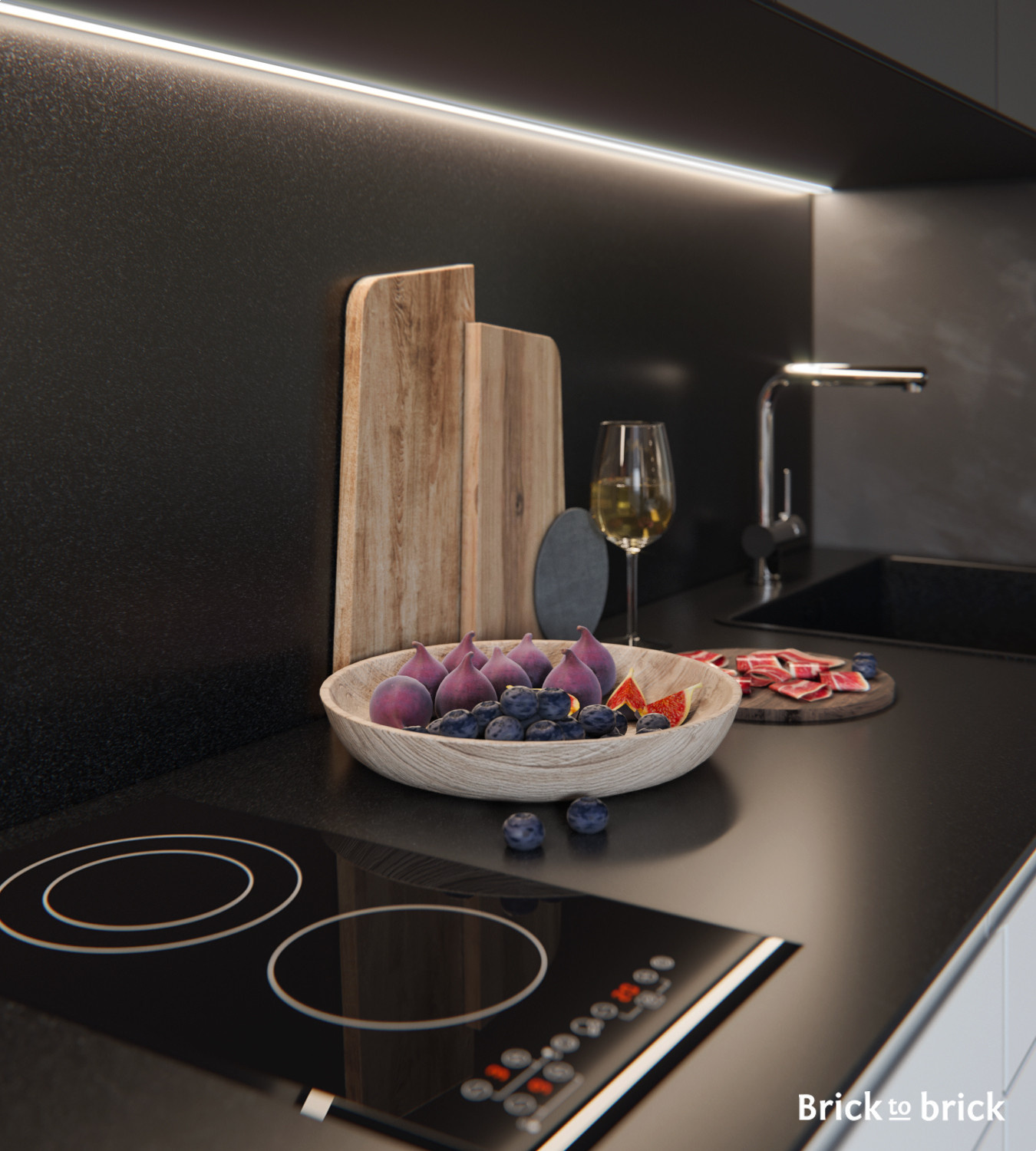 Квартира в современном стиле (70 м2)