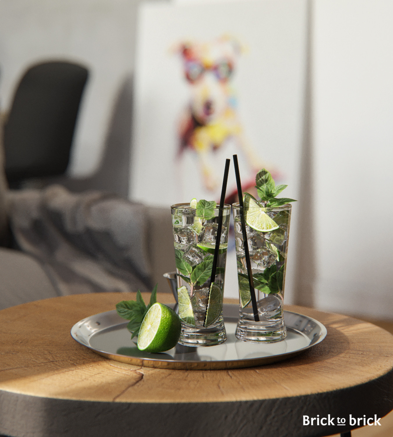 Квартира в современном стиле (70 м2)