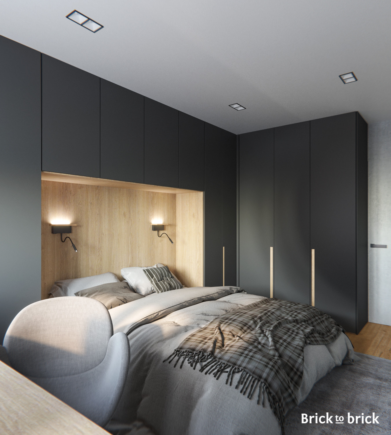 Квартира в современном стиле (70 м2)