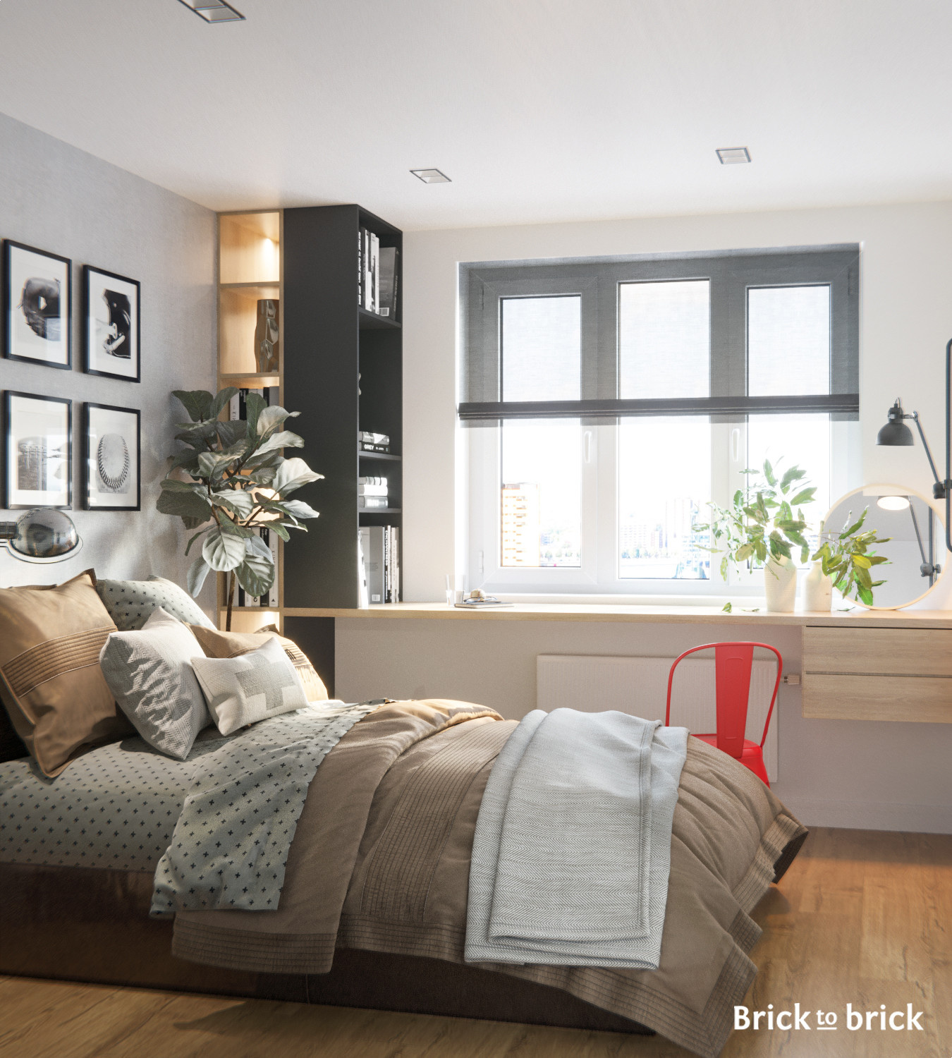 Квартира в современном стиле (70 м2)