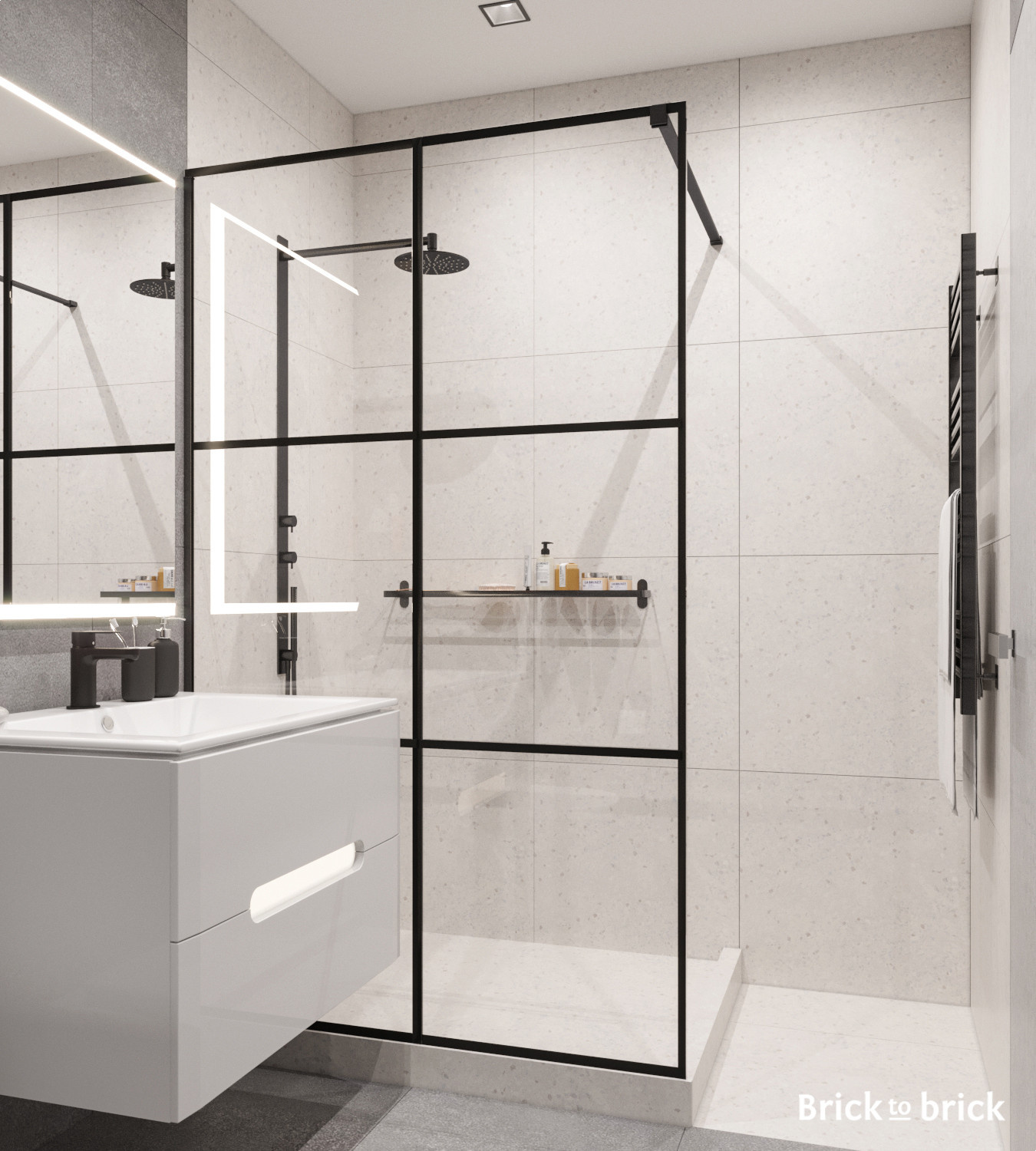 Квартира в современном стиле (70 м2)