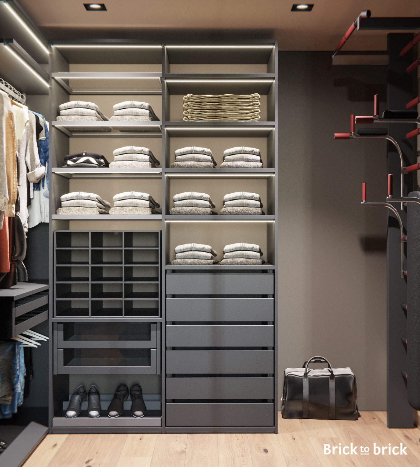 Квартира в современном стиле (105 м2)