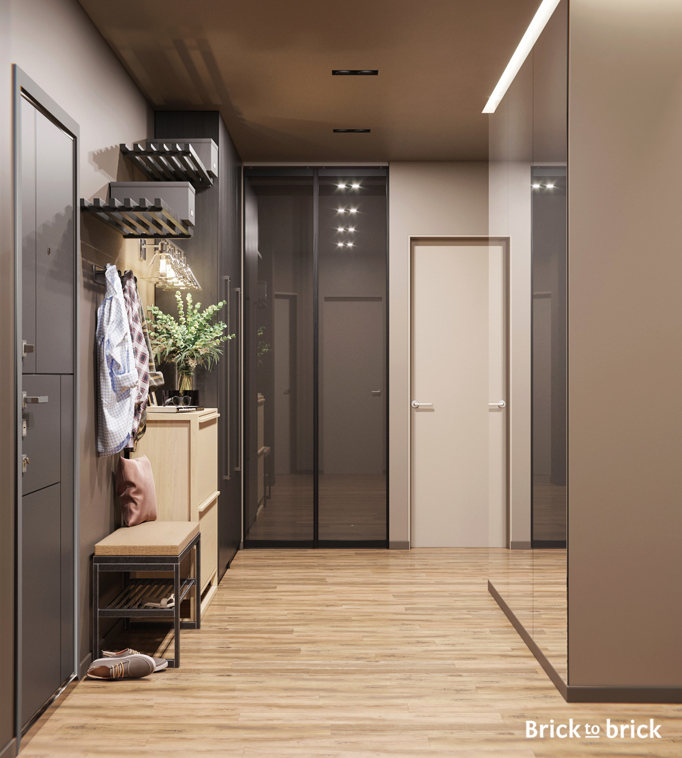 Квартира в современном стиле (105 м2)