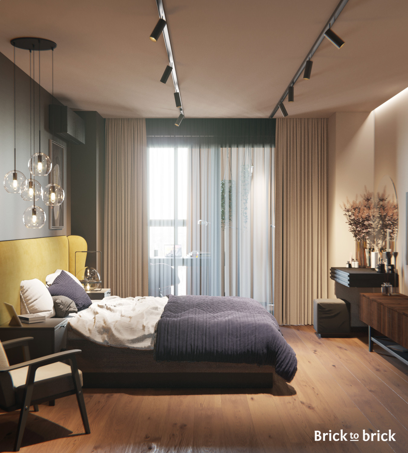 Квартира в современном стиле (105 м2)