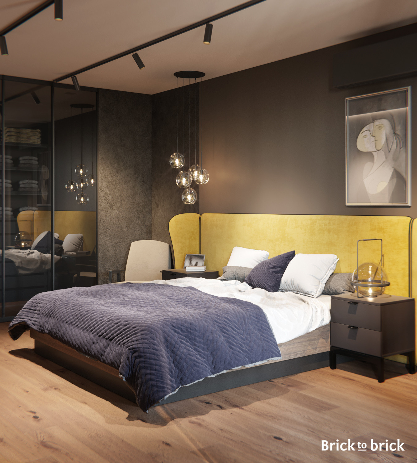 Квартира в современном стиле (105 м2)