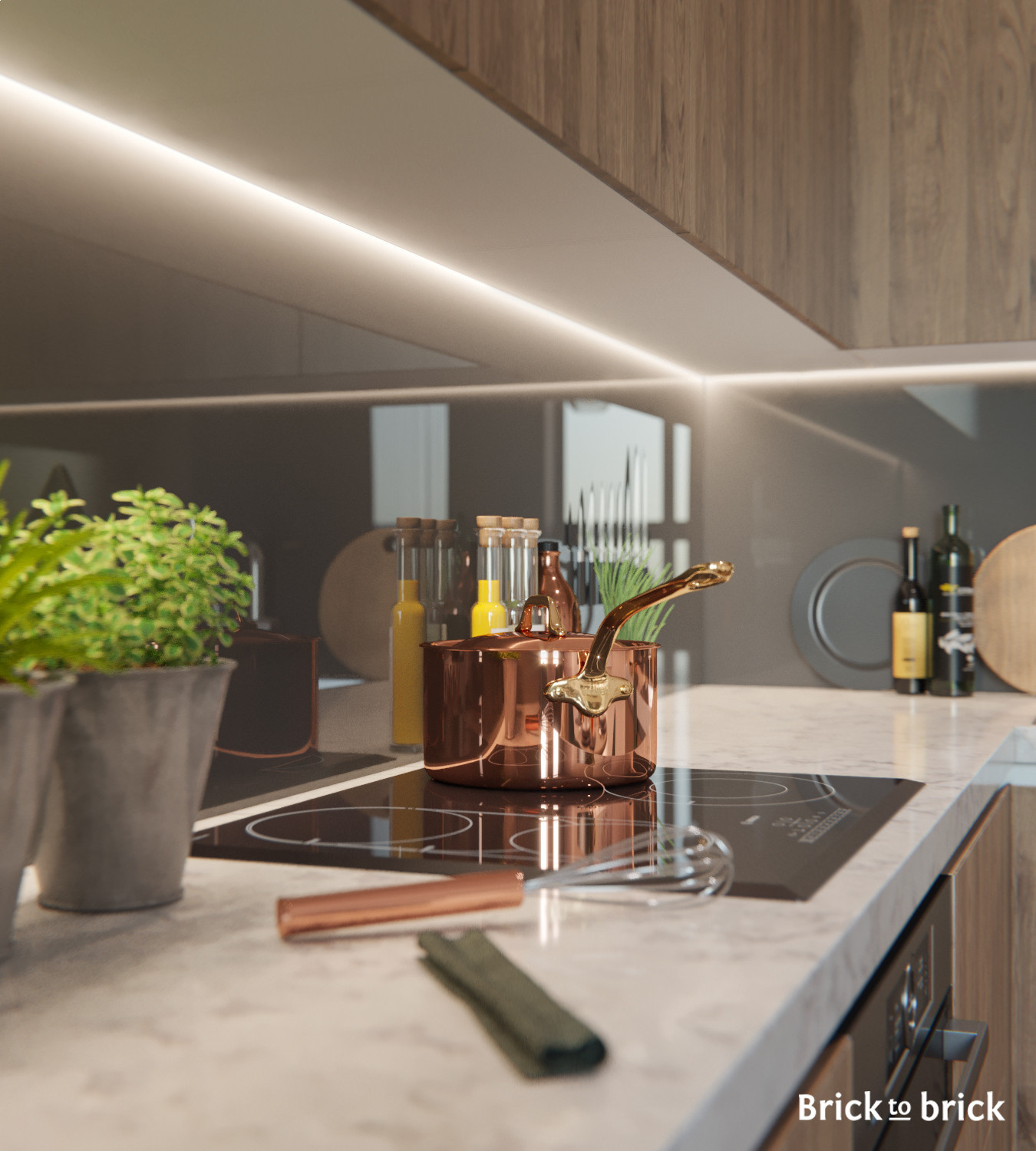 Квартира в современном стиле (105 м2)