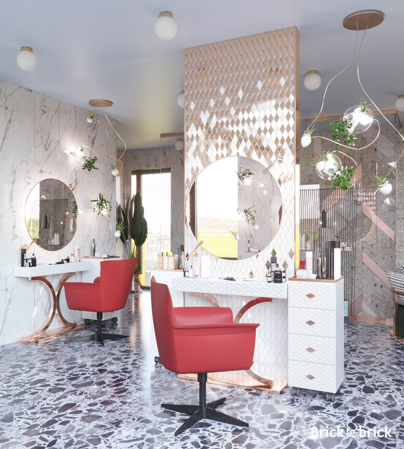 Салон красоты в стиле "Современная классика"