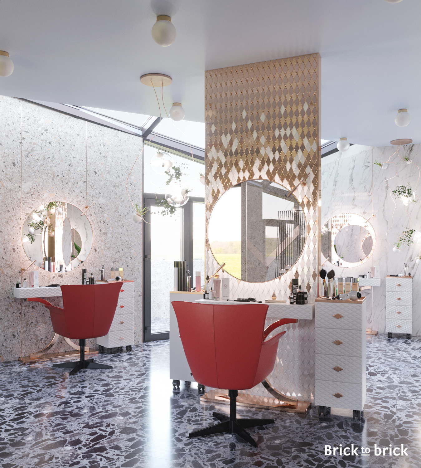 Салон красоты в стиле "Современная классика"