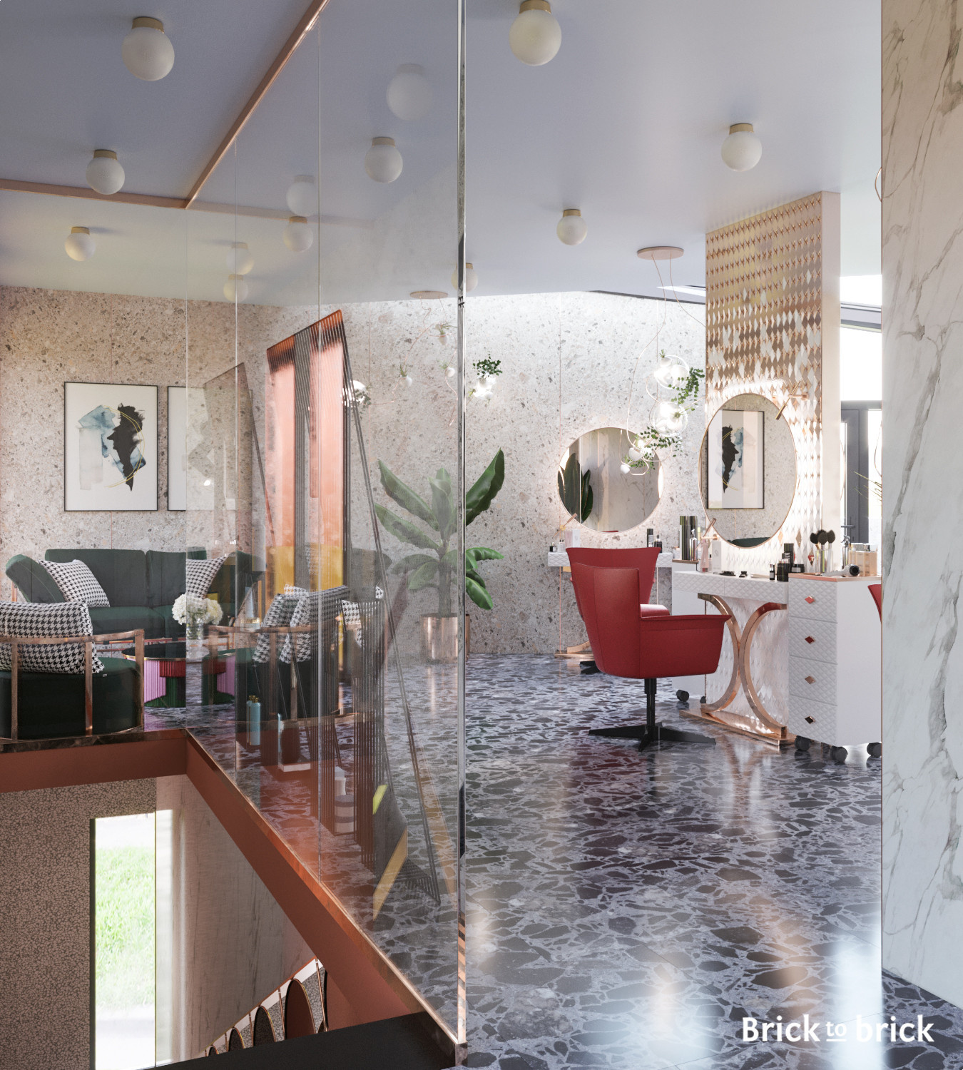 Салон красоты в стиле "Современная классика"