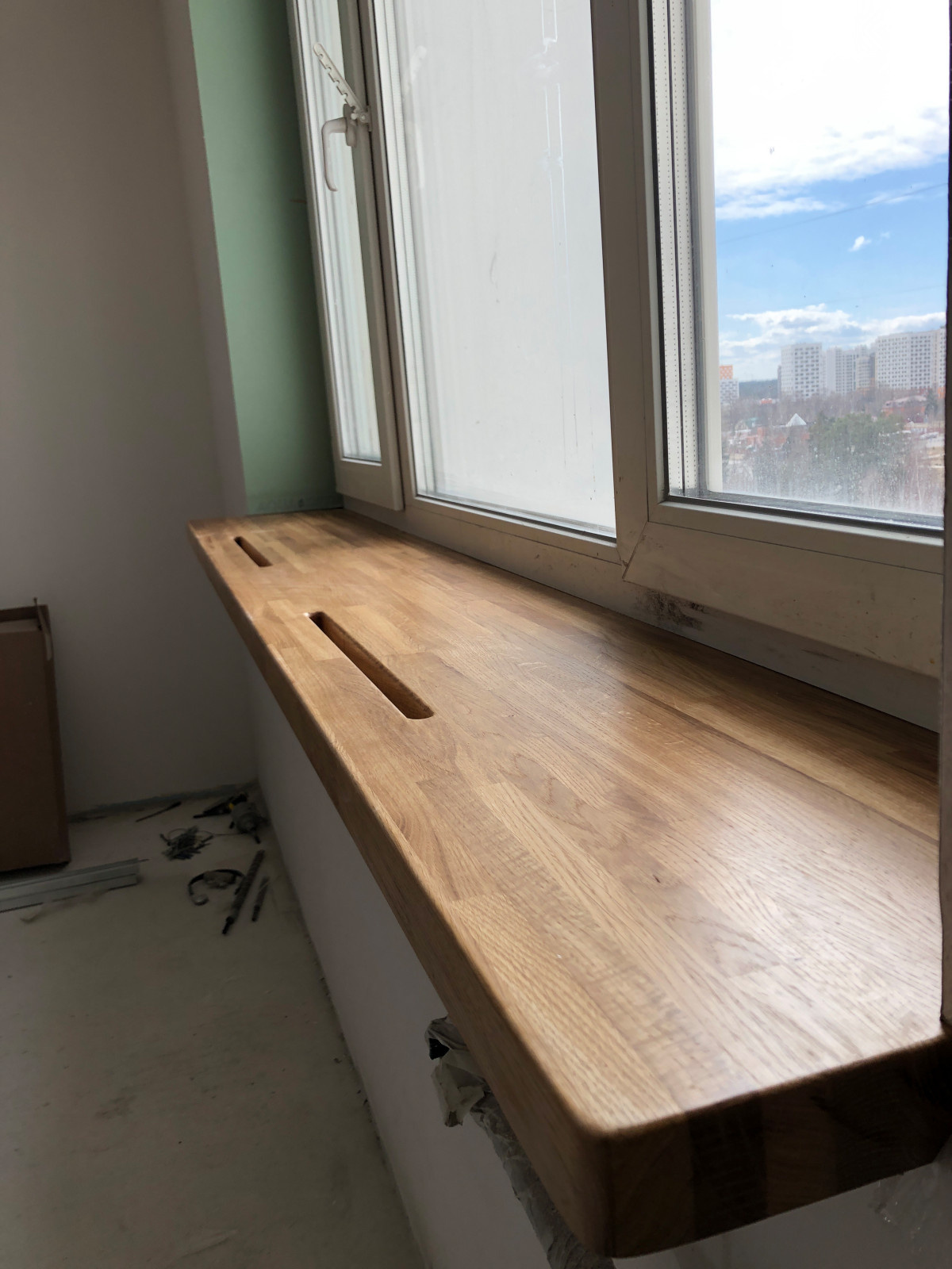 Подоконники из дуба