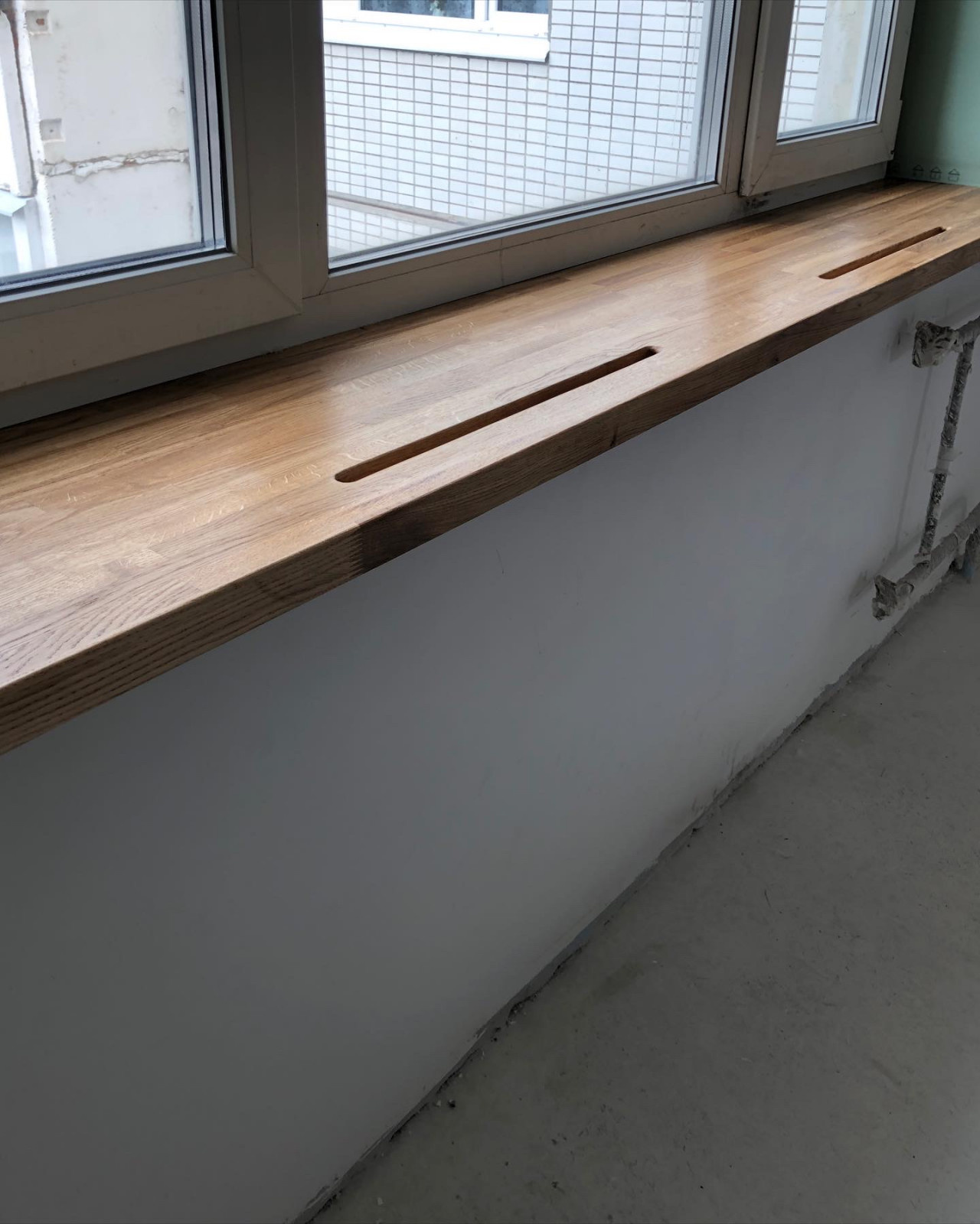 Подоконники из дуба