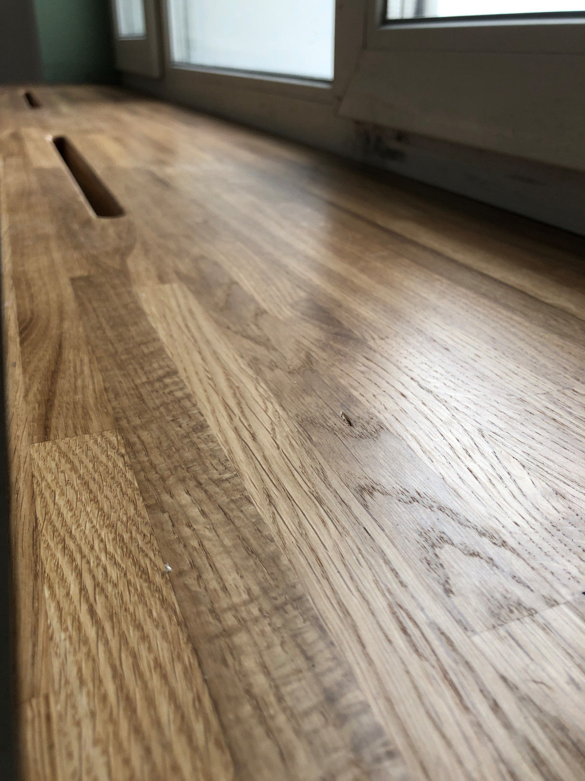 Подоконники из дуба