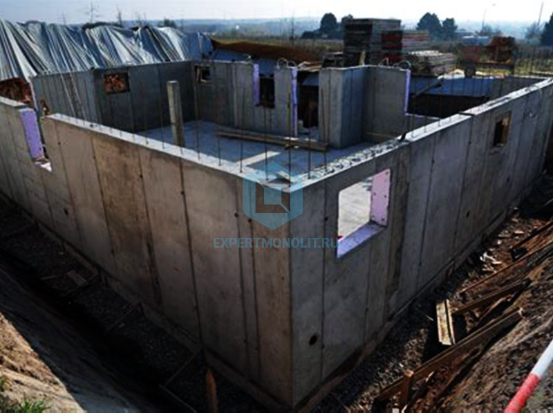 Строительство дома без внутренней отделки