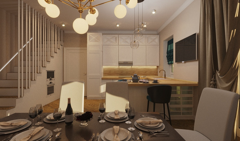 Кухня-гостиная