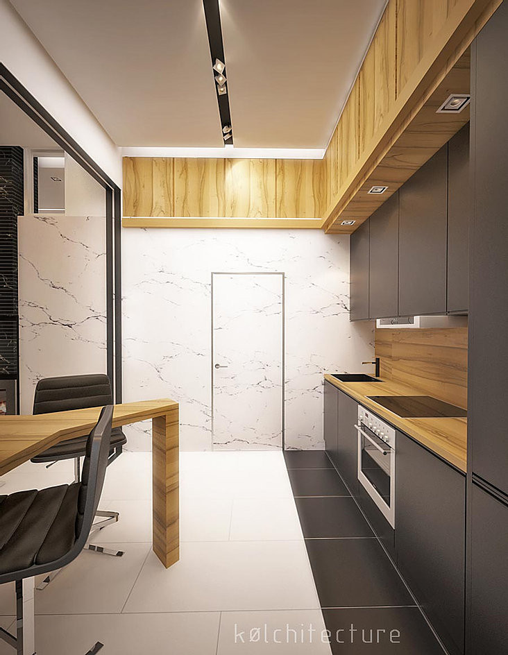 Интерьер двухкомнатной квартиры в г. Москве.