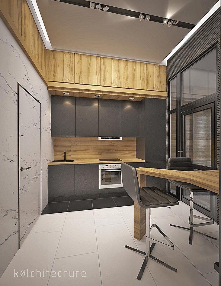 Интерьер двухкомнатной квартиры в г. Москве.