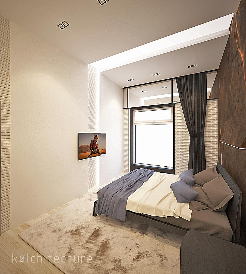 Интерьер двухкомнатной квартиры в г. Москве.