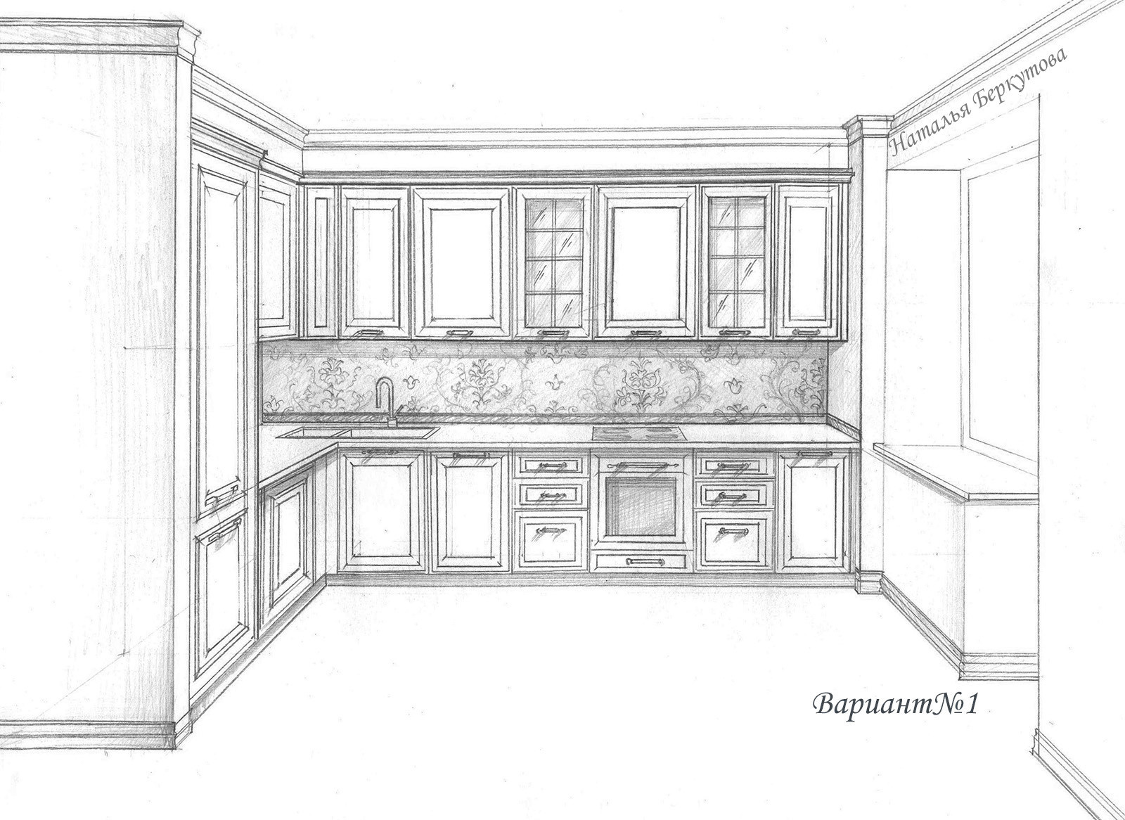 Двухкомнатная квартира в светлых тонах.
