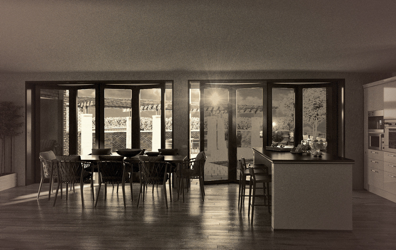 Concepturаl visual renders of private house / Nottinghamshire / England / the UK