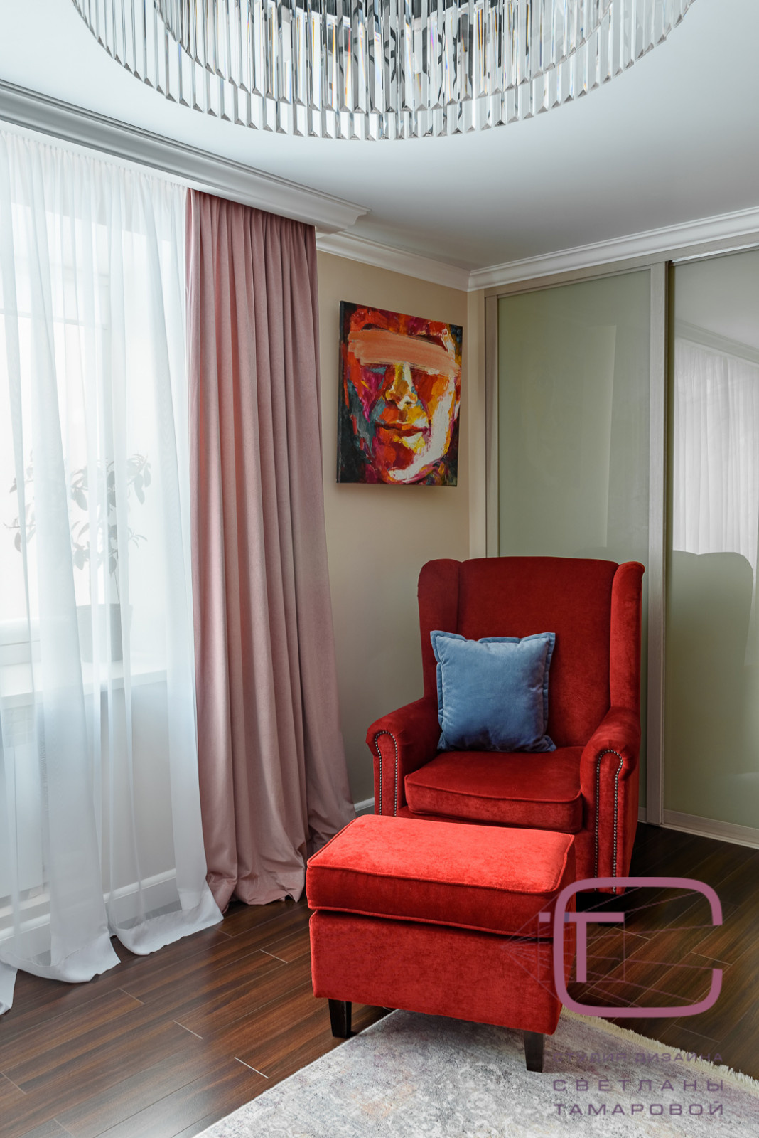 Дизайн интерьера спальни в ЖК Арбековская застава