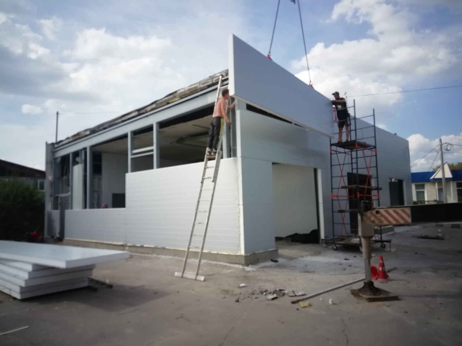 Обложка проекта: Строительство промышленных обьектов