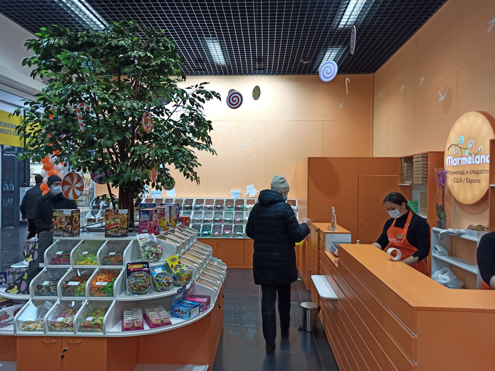 Крупномерные деревья для МармеладЛэнд