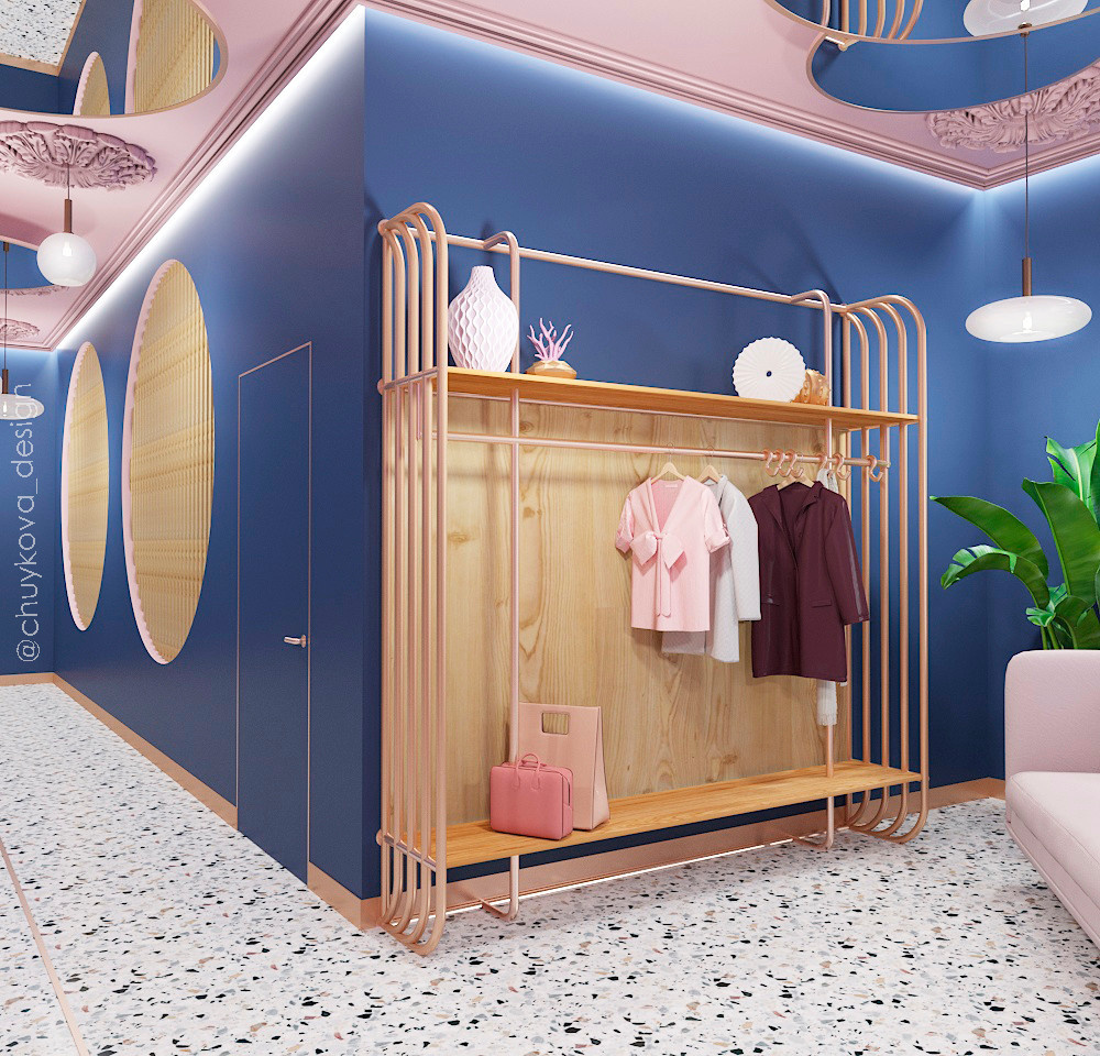 Дизайн парикмахерской + маникюрный кабинет