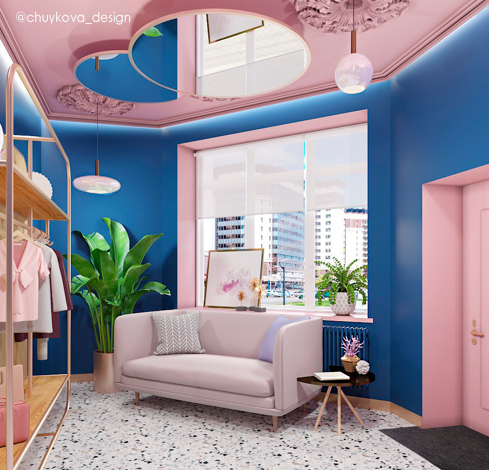 Дизайн парикмахерской + маникюрный кабинет