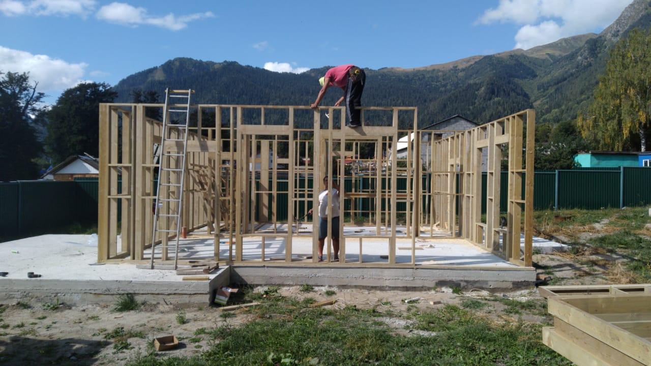 Шале в австрийском стиле в Архызе