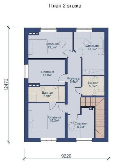 Проект дома с мансардой и гаражом в цокольным этаже