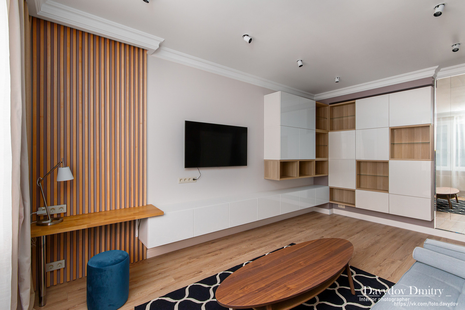 Интерьерная съемка квартиры на Свердловской наб. Санкт-Петербург.