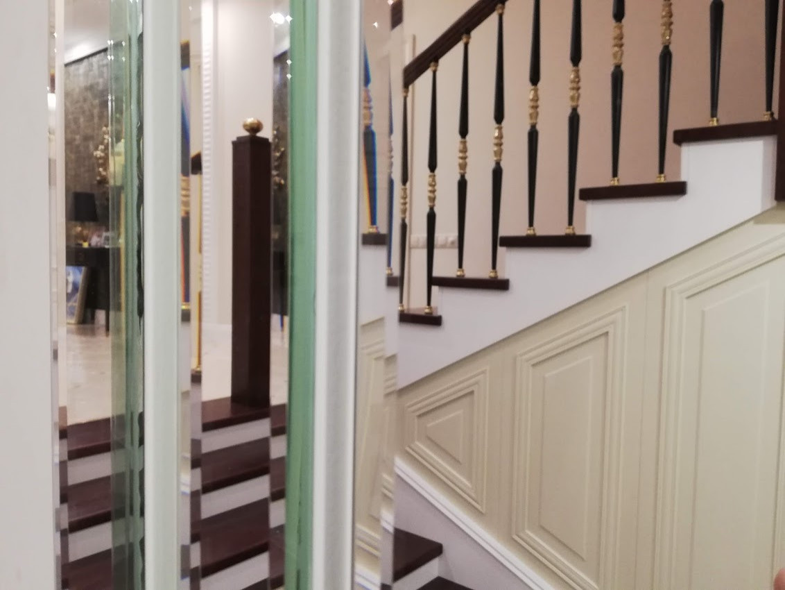 Дом в стиле американская классика, неоклассика. Фото в процессе