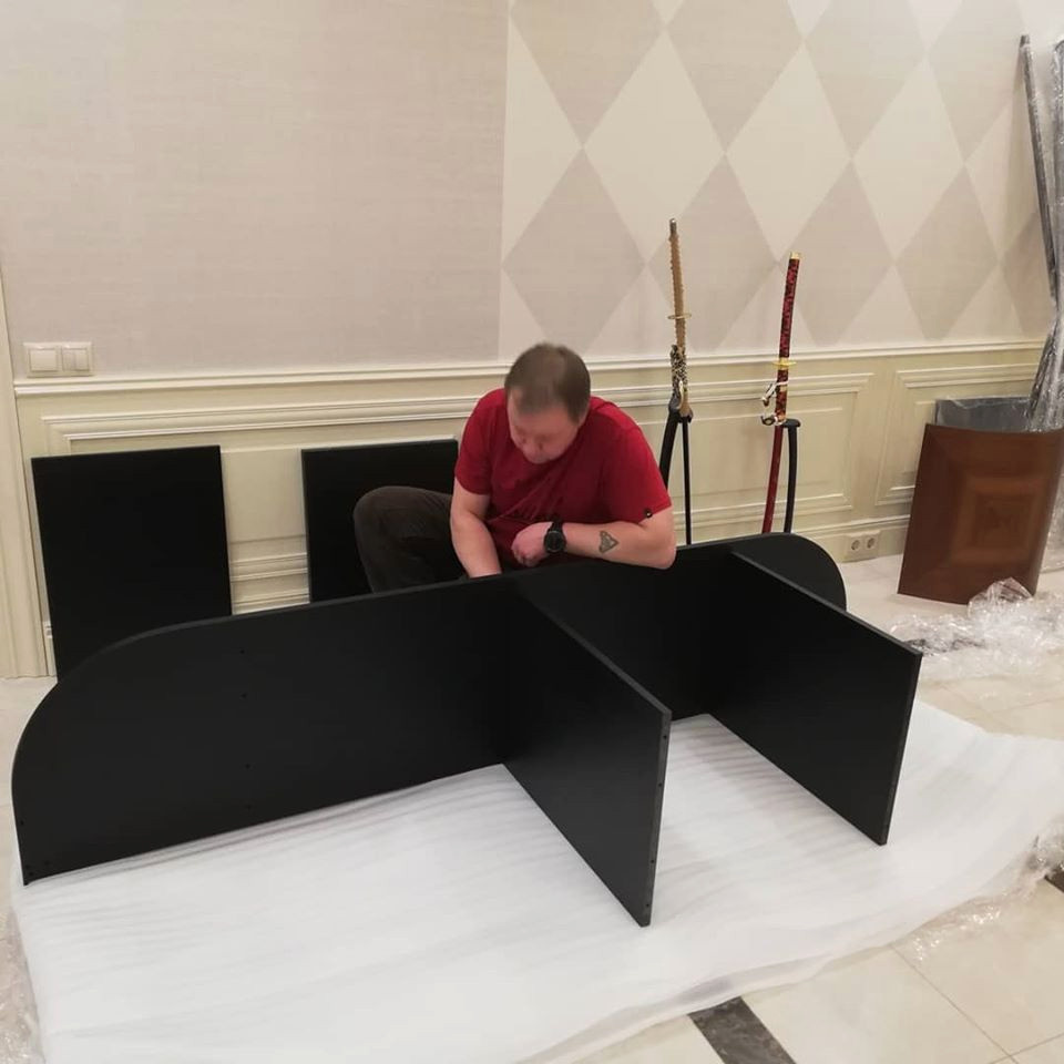 Дом в стиле американская классика, неоклассика. Фото в процессе