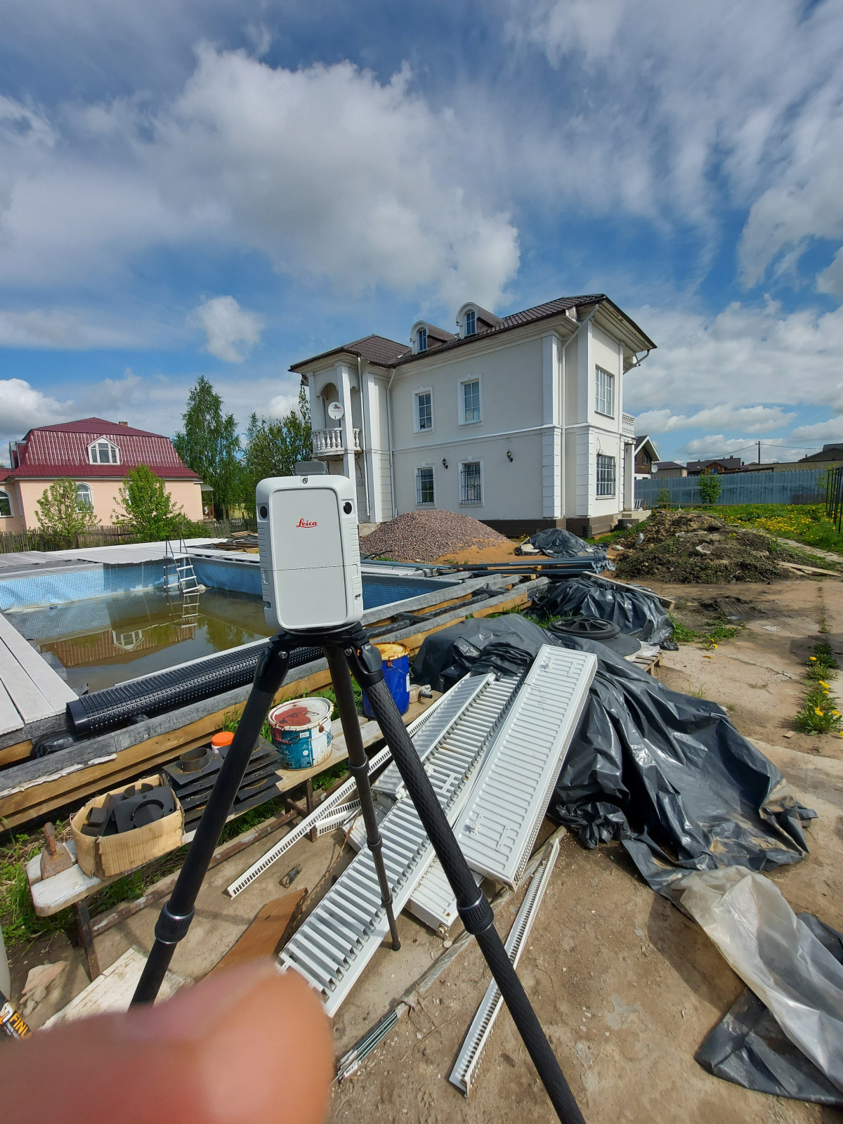 3D лазерное сканирование коттеджа.