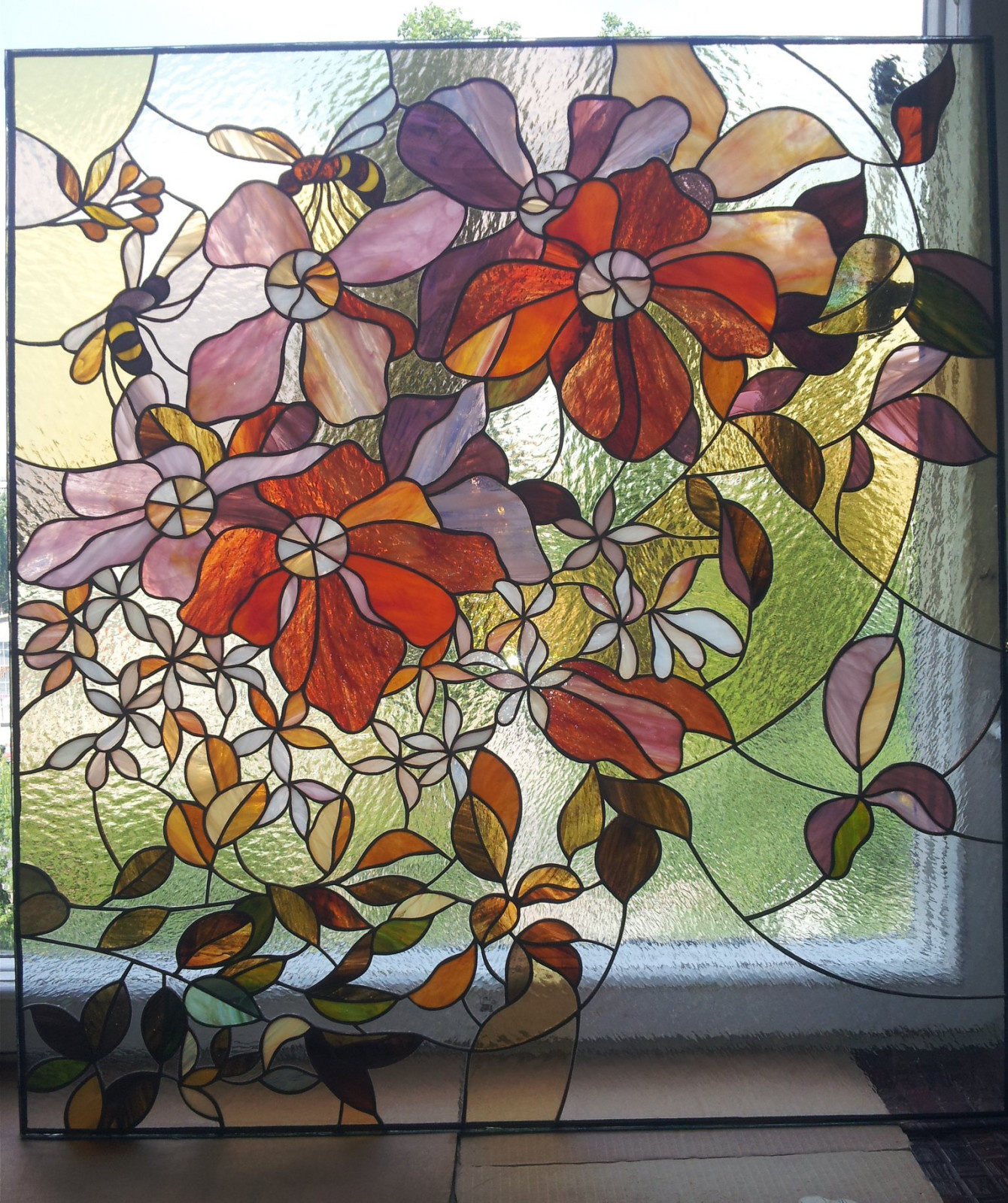 Обложка проекта: Витраж  по  моему  эскизу