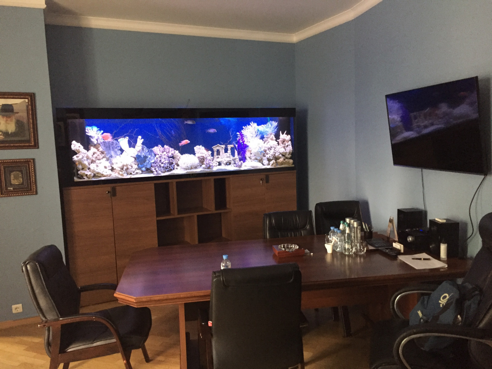 Аквариум в интерьере