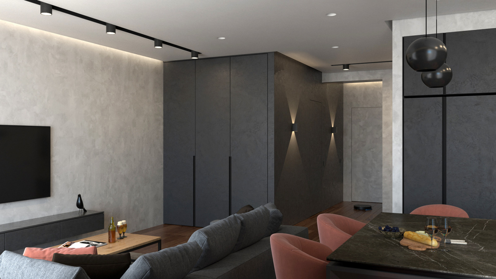 Современный Дизайн Квартиры 70 м2