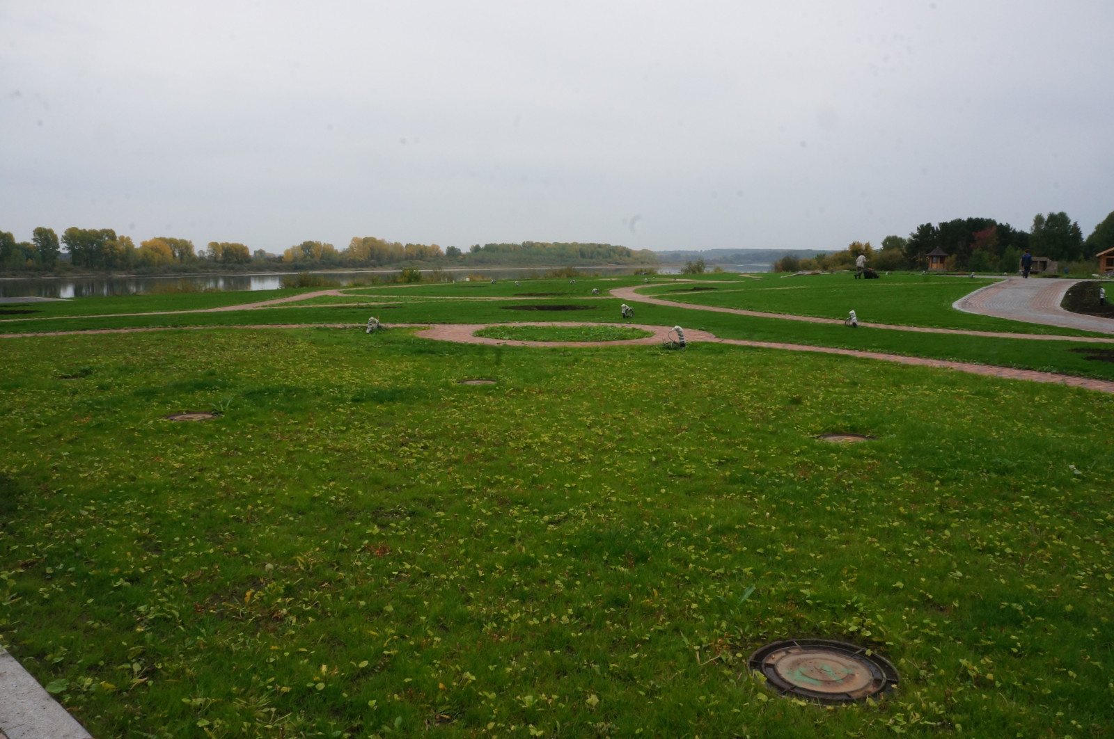 Ландшафтные работы  на частном объекте Георгиевская