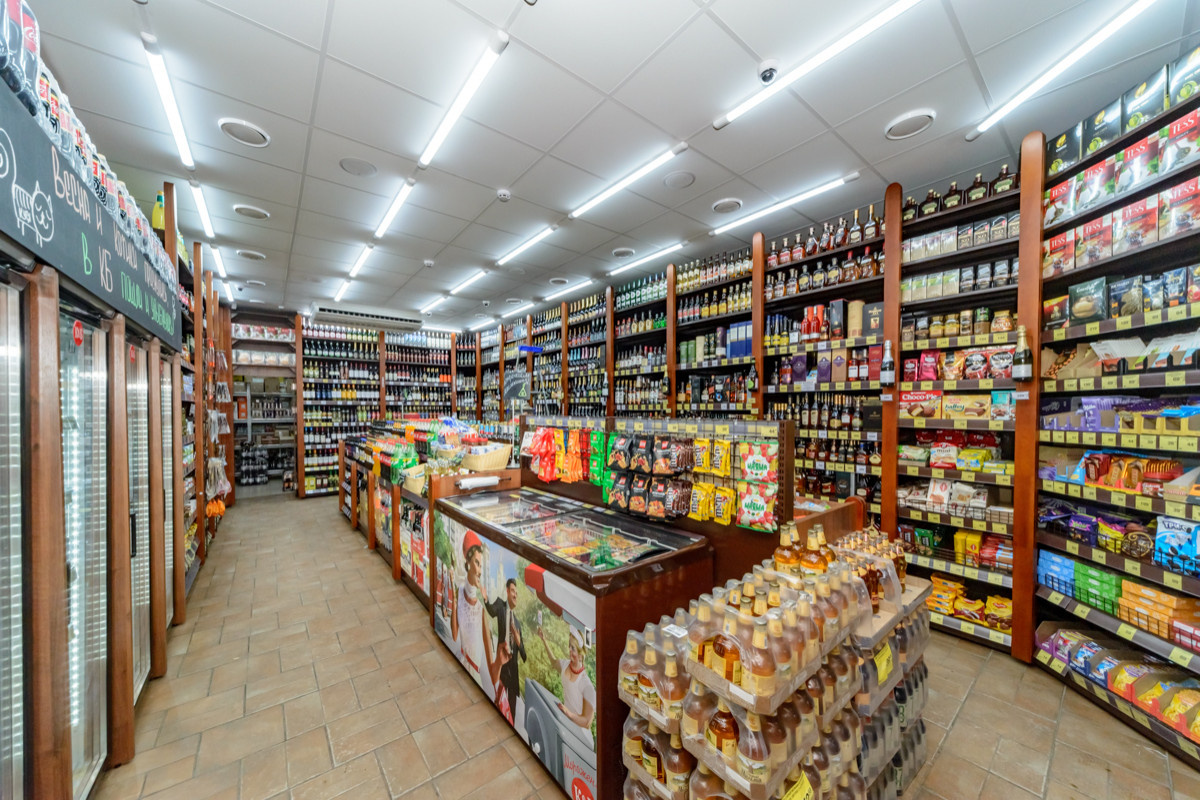 производство, рестораны, магазины