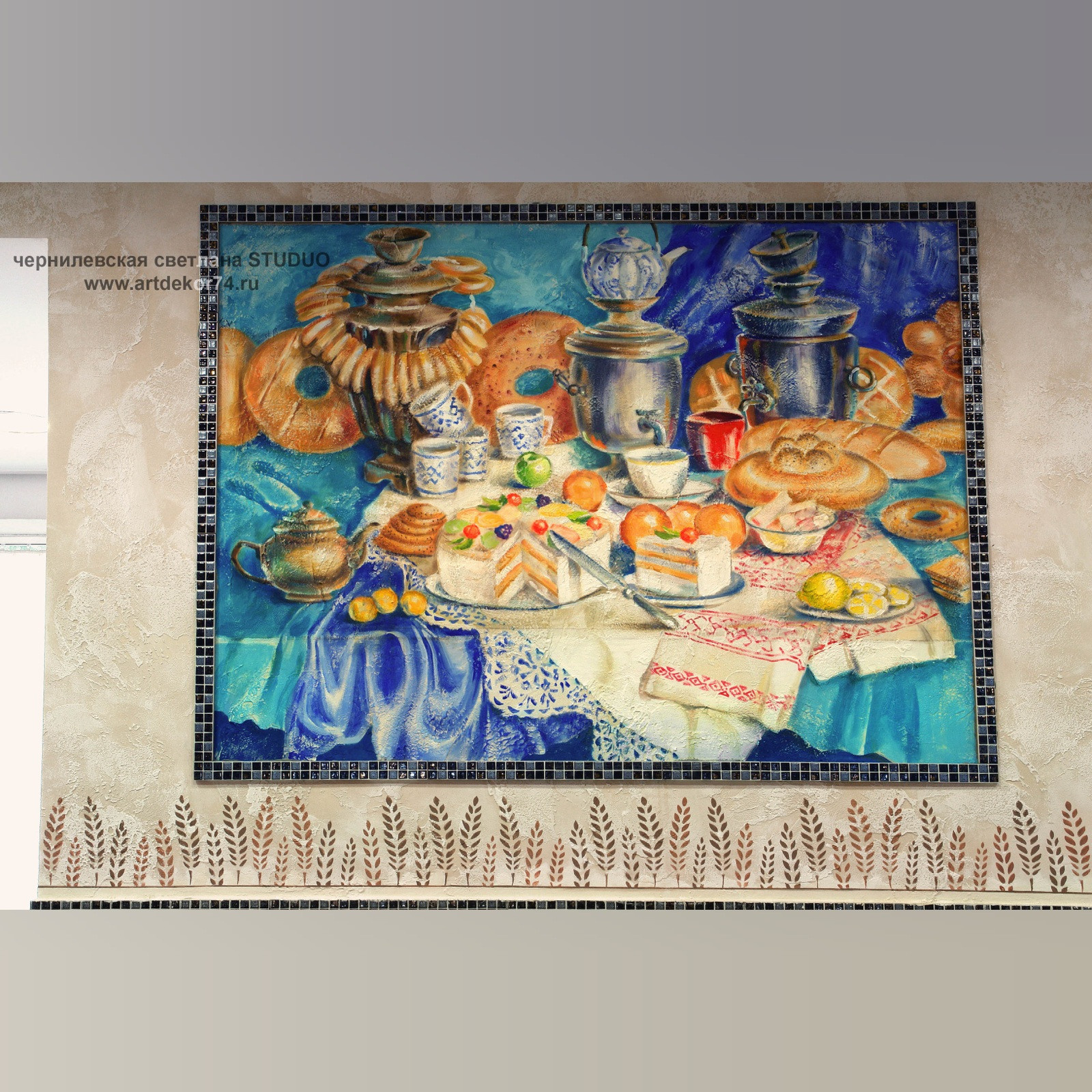 Роспись Декоративные штукатурки Фрески Лепка Картины Дизайн