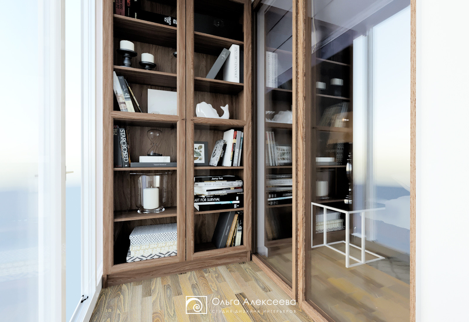 Дизайн спальни с балконом