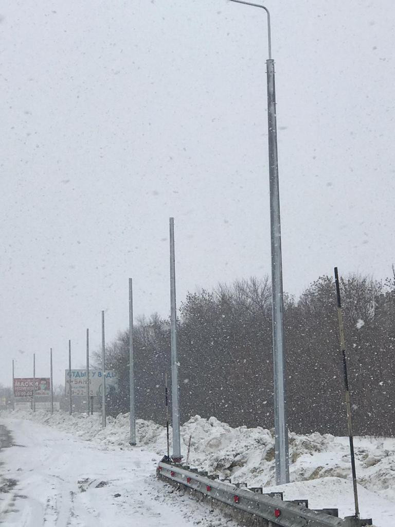 Обложка проекта: Устройство стационарного освещения на участке км 0+550 – км 2+150 в Саратовском