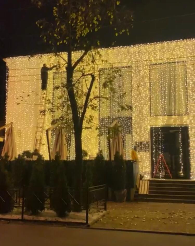 Обложка проекта: Декоративная подсветка здания ресторана Океан г Сочи