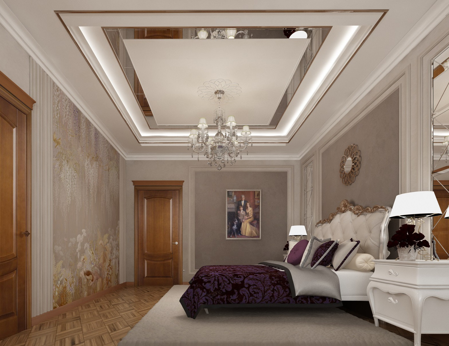 Спальня в частном доме